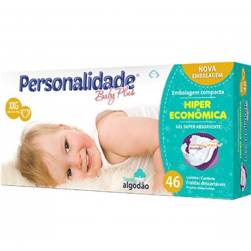 FRALDA MILI LOVE&CARE GIGA XXG 56 UNIDADES