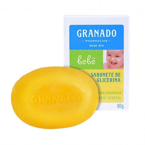 SABONETE BARRA GRANADO BEBE GLIC. 90G