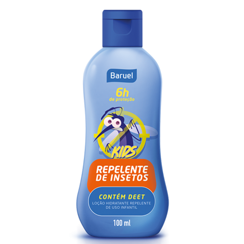 REPELENTE LOCAO DEET BARUEL KIDS 100 ML