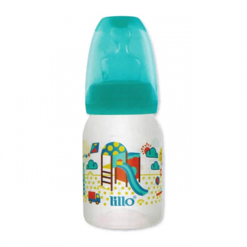 MAMADEIRA DIVERTIDA LILLO 120ML ORT SIL AZUL