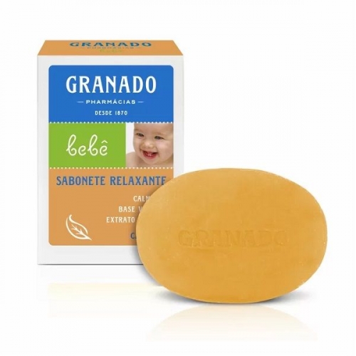 SABONETE BARRA GRANADO BEBE RELAXANTE CAMOMILA 90G