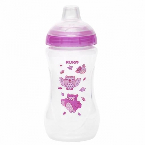 COPO DECORADO FUN C/ CANUDO 330ML MENINA KUKA