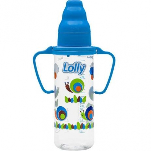 MAMADEIRA C/ ALÇA ZOO LOLLY AZUL 250ML