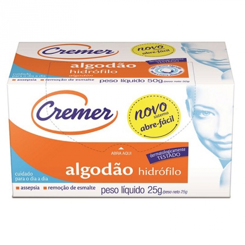 ALGODAO HIDROFILO CREMER 25G