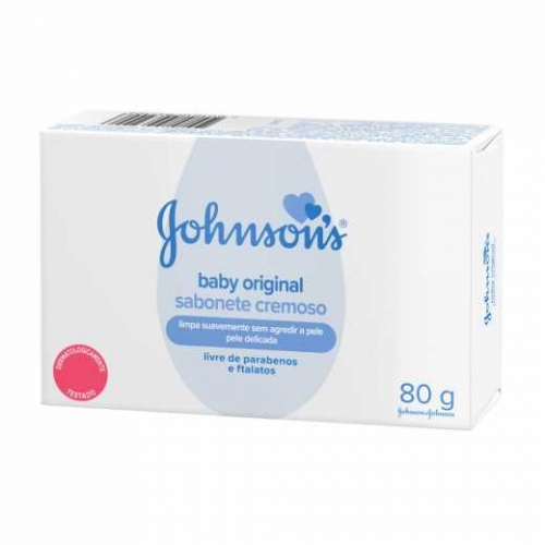 SABONETE BARRA JOHNSONS BABY ORIGINAL 80GR