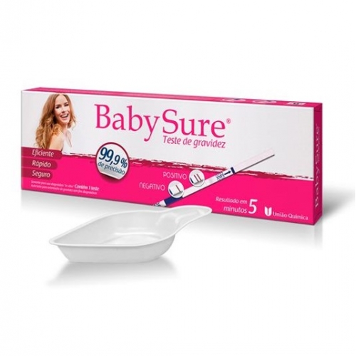 TESTE GRAVIDEZ BABYSURE COM COLETOR