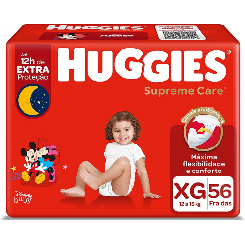 FR HUGGIES SUPREME CARE HIPER XG 56