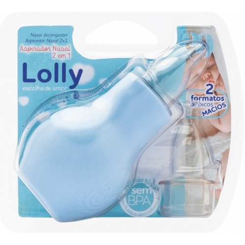 ASPIRADOR NASAL SUCCAO 2 EM 1 LOLLY BABY