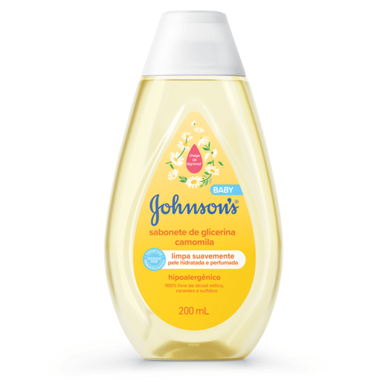 SABONETE LIQ. BABY JOHNSONS GLICERINA CAMOMILA 200ML