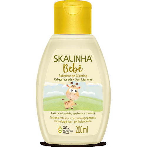 SABONETE LIQ. GLICERINA SKALINHA BEBE 200ML