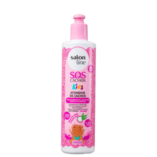 ATIVADOR DE CACHOS SALON LINE KIDS NEW 300ML