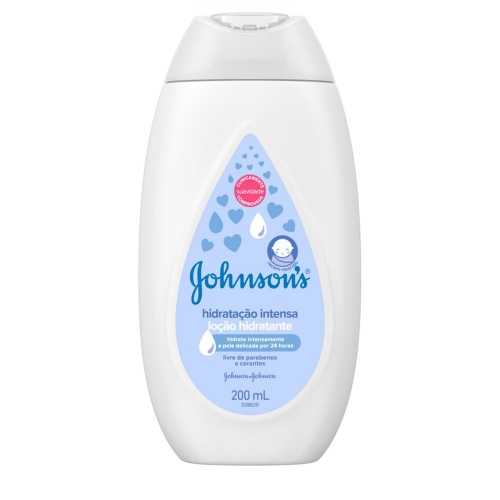 LOCAO HID. JOHNSONS BABY HID. INTENSA 200ML