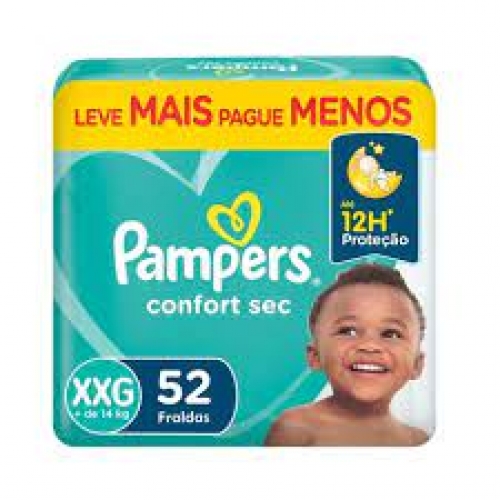 FR PAMPERS CONFORTSEC HIPER XXG 52