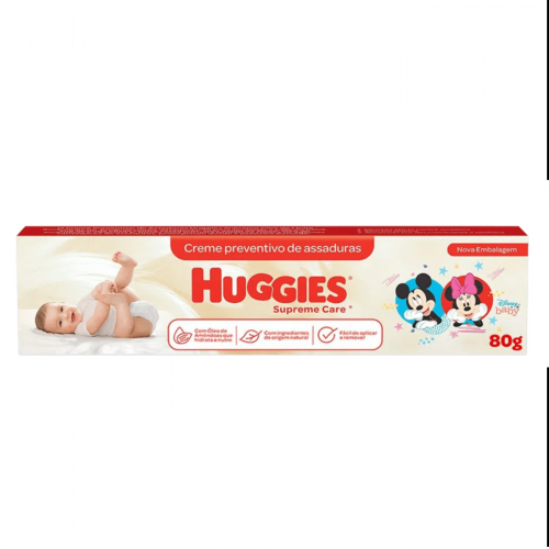 CR. ASSADURAS HUGGIES SUPR. CARE AMENDOAS 80G