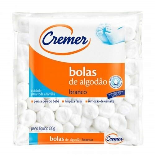 ALGODAO EM BOLA CREMER 50G