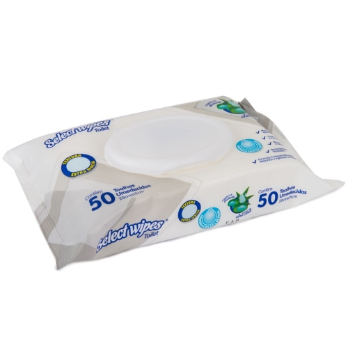 TU SELECT WIPES TOILET 50