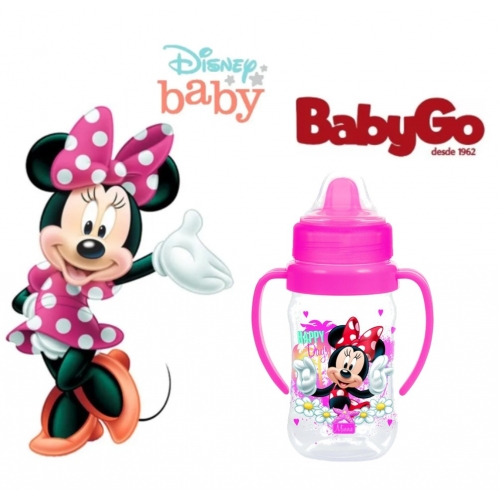 COPO TREINAMENTO MINNIE C/ ALÇA 300ML BABYGO