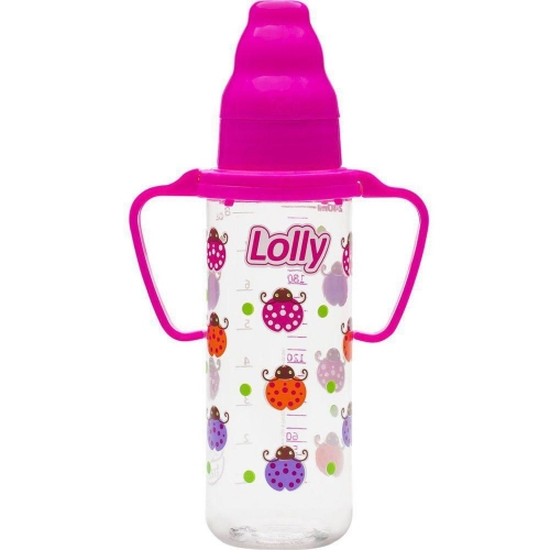 MAMADEIRA C/ ALÇA ZOO LOLLY ROSA 250ML