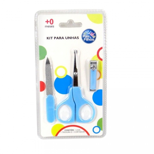 KIT PARA UNHAS AZUL PAIS & FILHOS