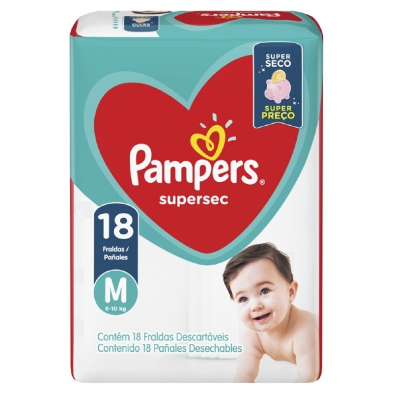 FR PAMPERS SUPERSEC M 18