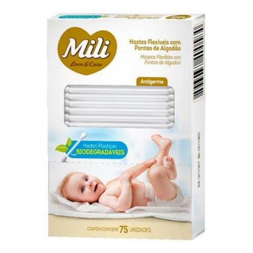 HASTES FLEXIVEIS MILI LOVE E CARE 75UN