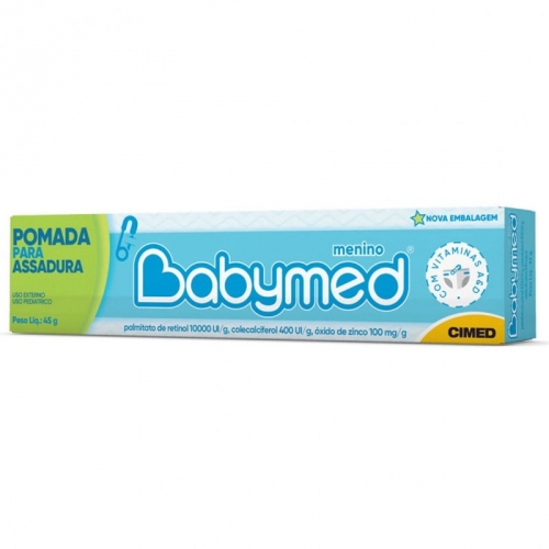 POMADA P/ ASSADURAS BABYMED MENINO 45G