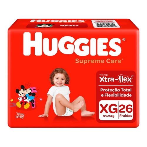 FR HUGGIES SUPREME CARE MEGA XG 26