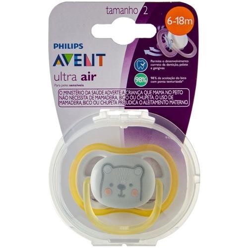 CHUPETA AVENT ULTRA AIR 6 A 18M URSO N2