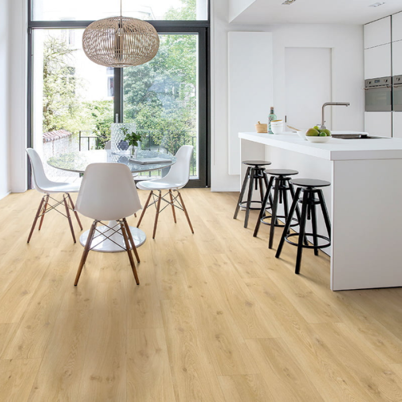 PISO LAMINADO QUICK STEP ELIGNA WIDE CARVALHO NATURAL SERRADO M² (CLICADO)