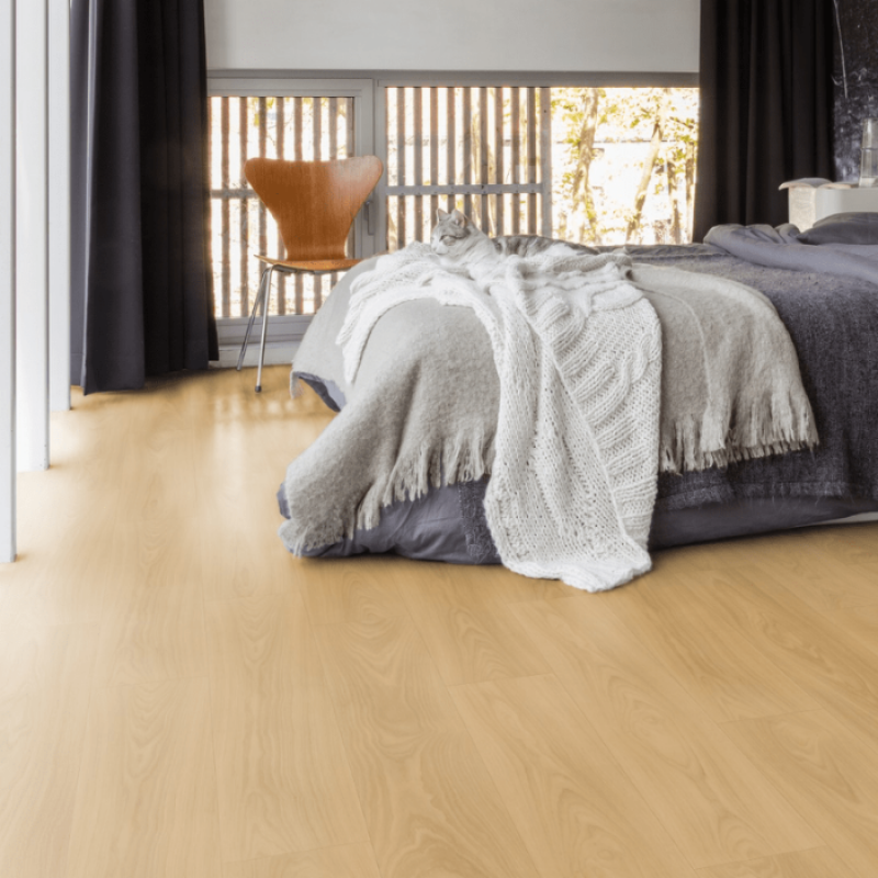 PISO LAMINADO QUICK-STEP CLASSIC CARVALHO BISCOITO MARROM M² (CLICADO)