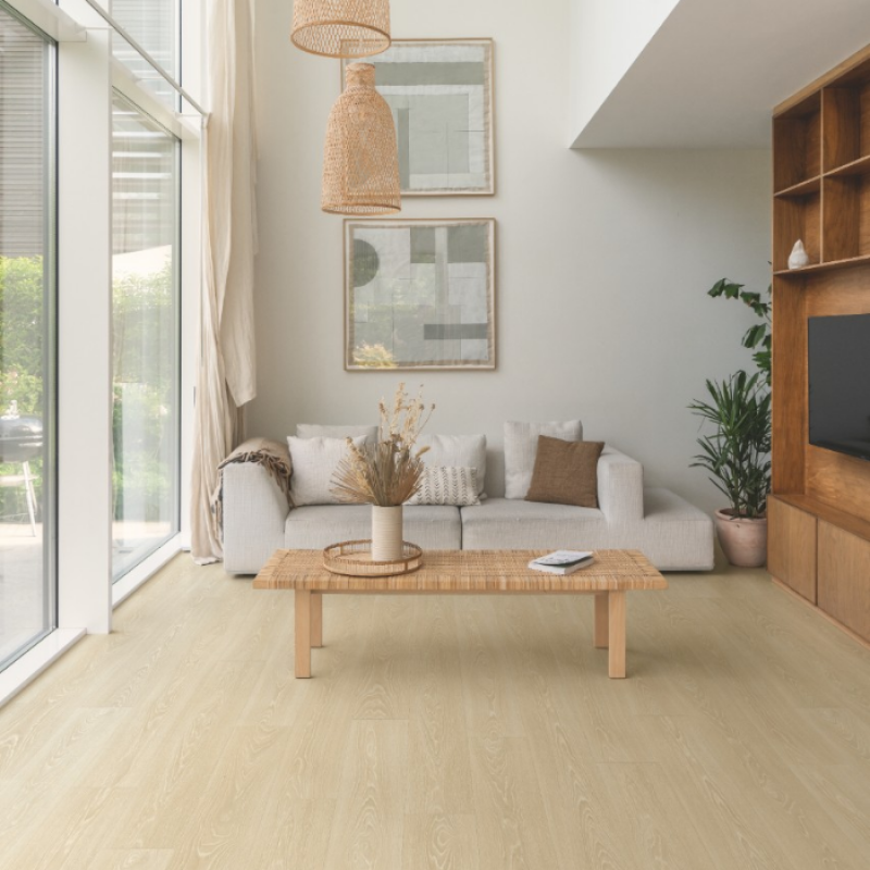 PISO LAMINADO QUICK-STEP CLASSIC CARVALHO CONGELADO BEGE M² (CLICADO)