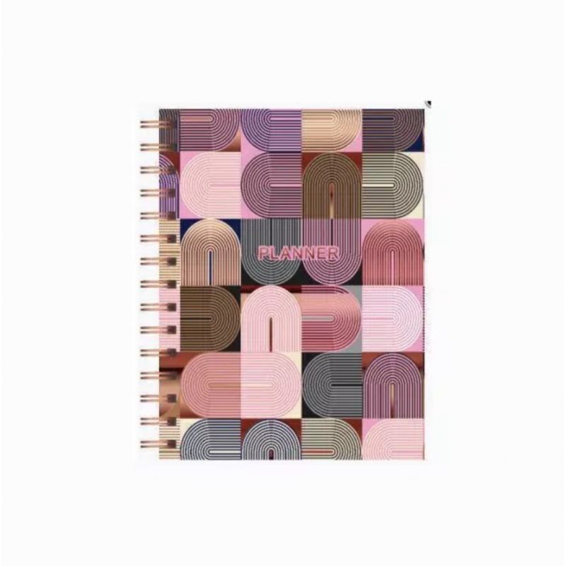 PLANNER PERMANENTE - SINGLE BOOK- ABSTRATO- NAO DATADO- 90G-