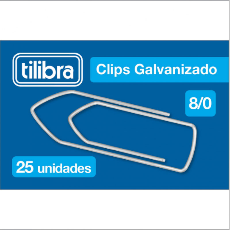 CLIPS 8/0 GALV CX/25 TILIBRA