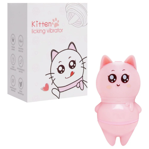 KITTEN ESTIMULADOR DE CLITÓRIS LÍNGUA USB GATINHA ES016