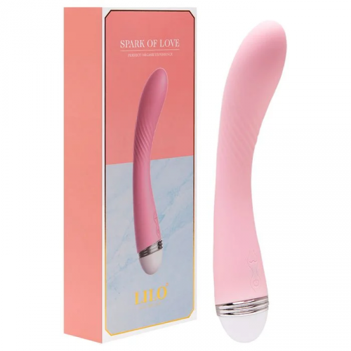 SPARK OF LOVE VIBRADOR PONTO G 10 VIBRACOES USB LILO