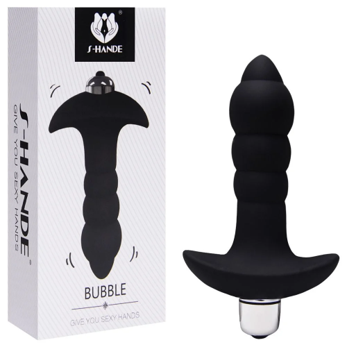 BUBBLE PLUG ANAL VIBRADOR  S-HANDE