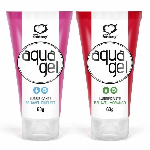 AQUA GEL LUBRIFICANTE BEIJAVEL 60GR SEXY FANTASY