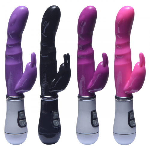 VIBRATOR VIBRADOR RABBIT SILICONE USB 8 VIBRAÇOES PG015