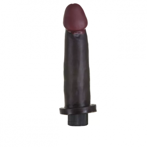 PRÓTESE COM VIBRO HOT BLACK 18X4,5 CM HB240HBI