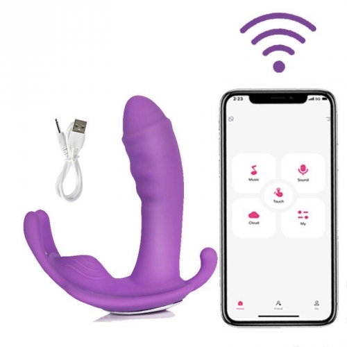 VIBRADOR COM ESTIMULADOR COM APP