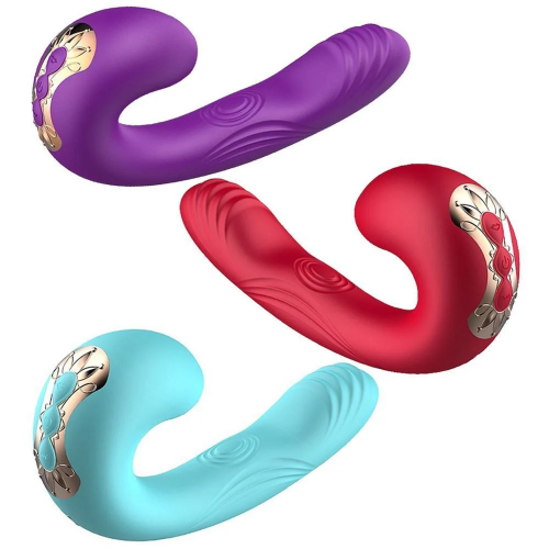 TRIX VIBRADOR DUPLO PONTO G E ESTIMULADOR CLITÓRIS LOW 3 7215