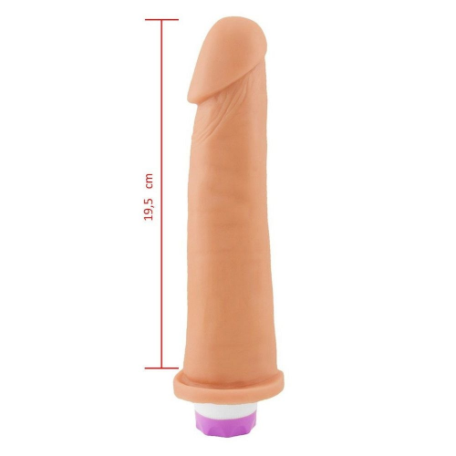 PÊNIS REALÍSTICO COM VIBRO 22X5,8CM PC024