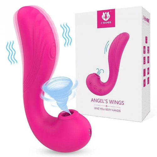 ANGEL'S WINGS VIBRADOR PONTO G COM PULSAÇÃO RECARREGÁVEL ANGEL 6695