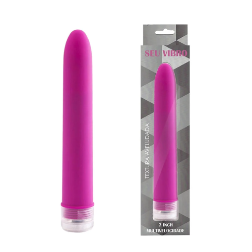 VIBRADOR PERSONAL MULTIVELOCIDADE E TEXTURA AVELUDADA PS007