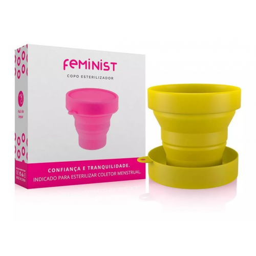 COPO ESTERILIZADOR PARA COLETOR MENSTRUAL