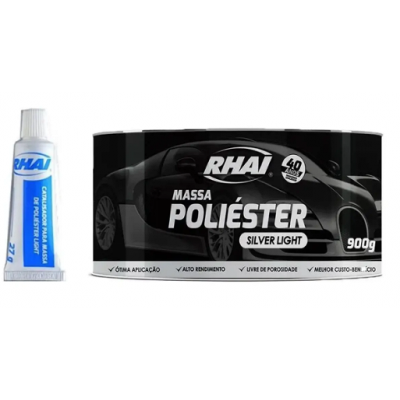 RHAI MASSA POLIESTER SILVER 900g