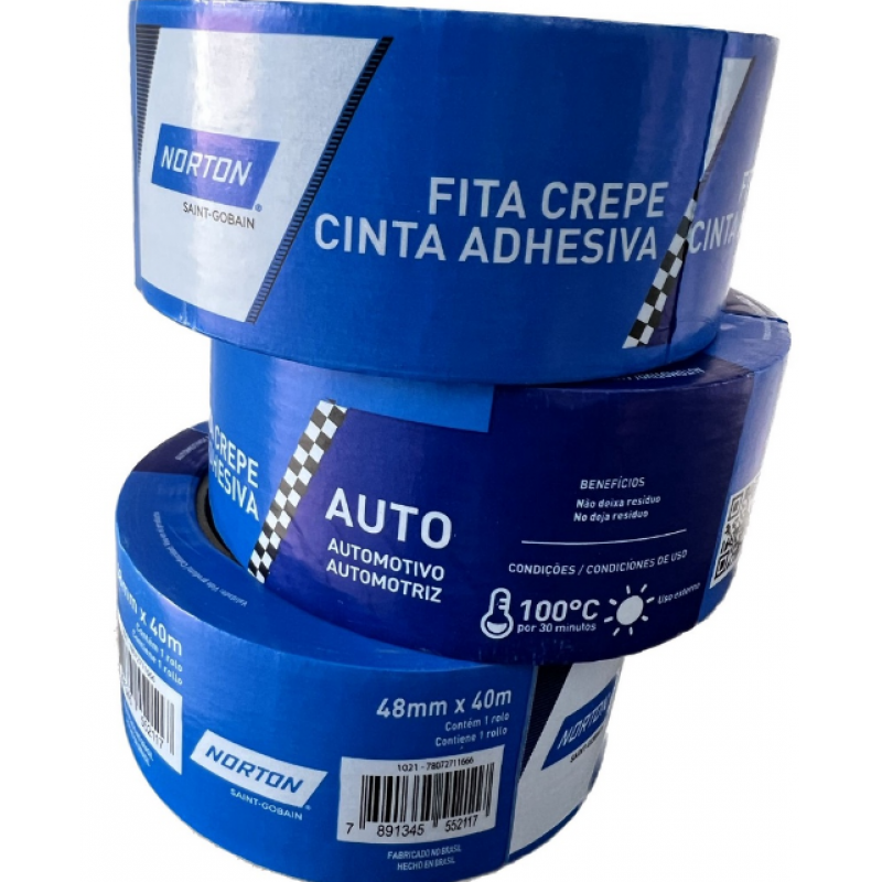 NORTON FITA CREPE AZUL 48X40M