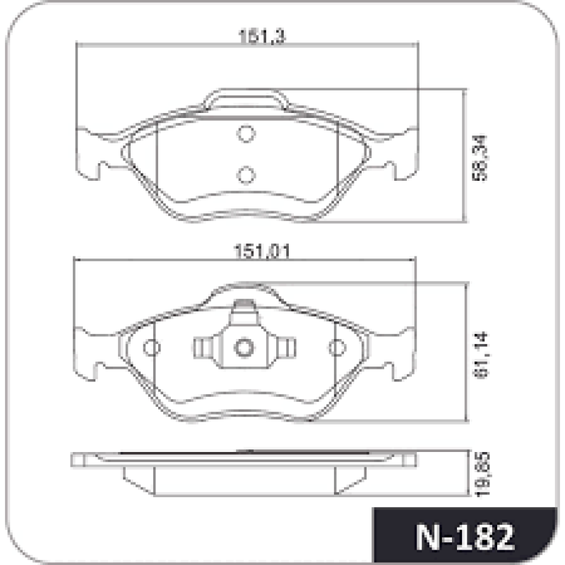 JG DE PASTILHA FREIO DIANTEIRA COBREQ ECOSPORT 1.6 2013>...