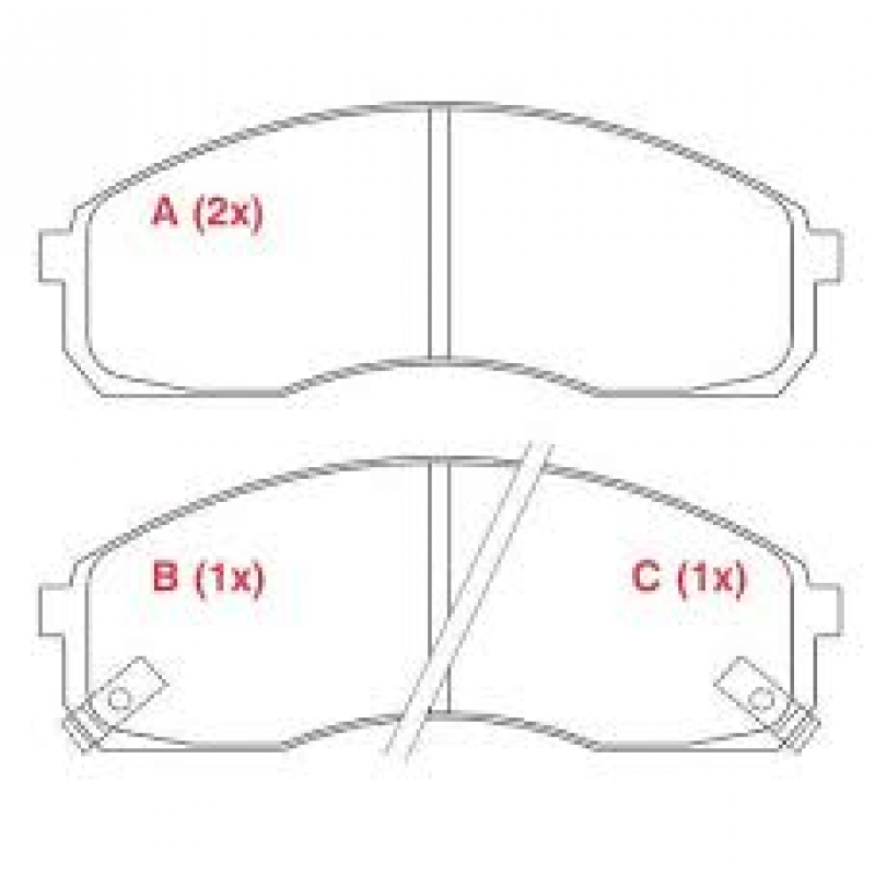 PASTILHA DE FREIO DIANT TRW HYUNDAI HR LONGO 2007 A 2012