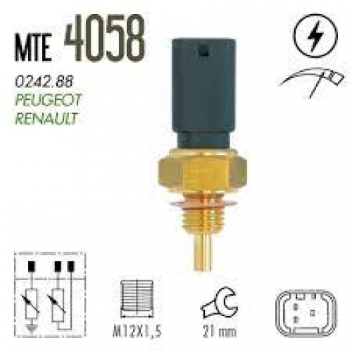 SENSOR DE TEMPERATURA MTE RENAULT